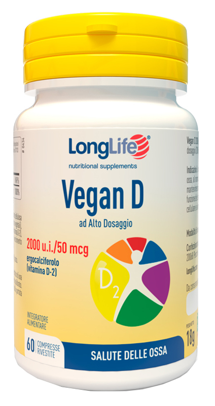 LONGLIFE VEGAN D 60 COMPRESSE - famajoy.it