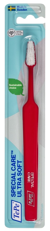 TEPE SPAZZOLINO SPECIAL CARE ROSSO - famajoy.it