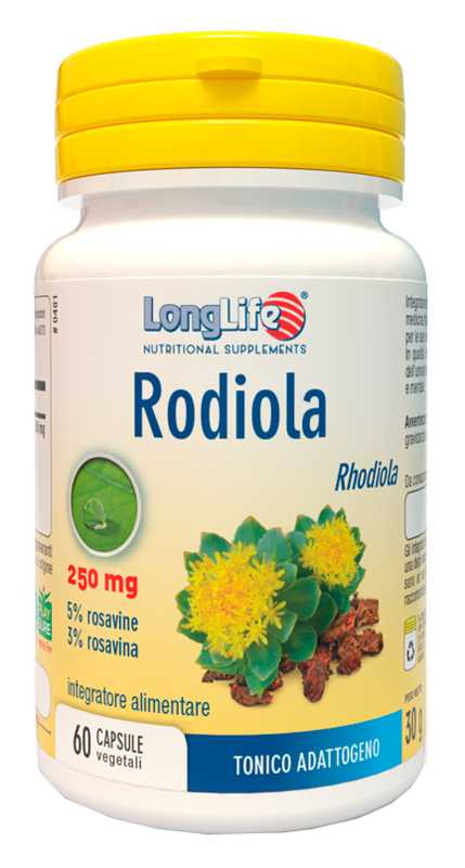 LONGLIFE RODIOLA 60 CAPSULE VEGETALI - famajoy.it