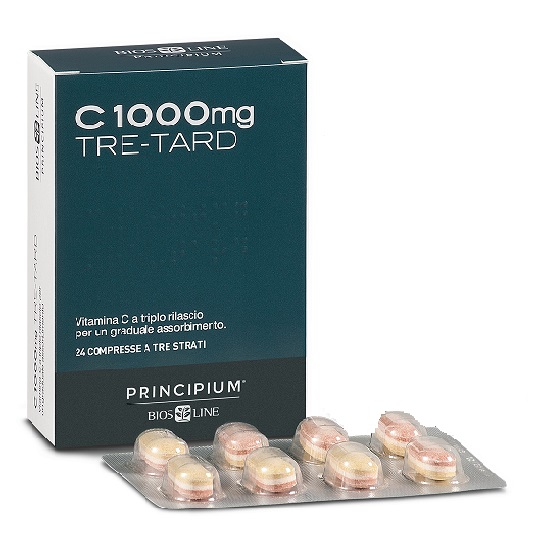 PRINCIPIUM C 1000 MG TRE-TARD 24 COMPRESSE A TRE STRATI - famajoy.it