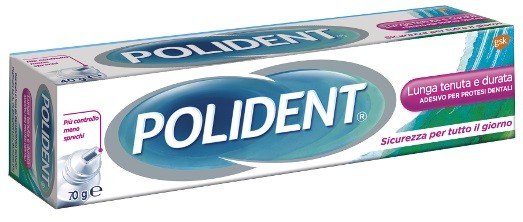 ADESIVO PROTESI DENTALI POLIDENT LUNGA TENUTA 70 G - famajoy.it