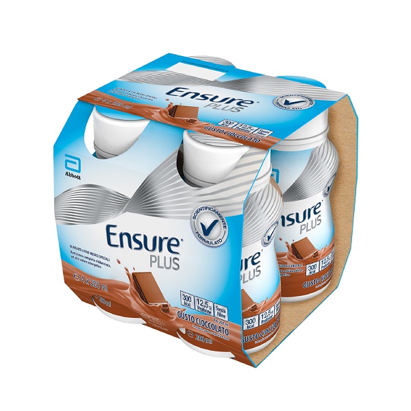 ENSURE PLUS CIOCCOLATO 4 BOTTIGLIE DA 200 ML - famajoy.it