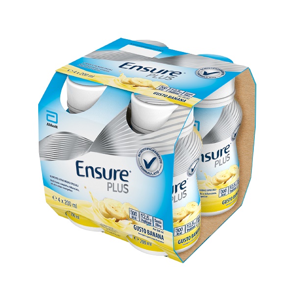 ENSURE PLUS BANANA 4 BOTTIGLIE DA 200 ML - famajoy.it