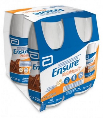 ENSURE NUTRIVIGOR CIOCCOLATO 4 BOTTIGLIE DA 220 ML - famajoy.it
