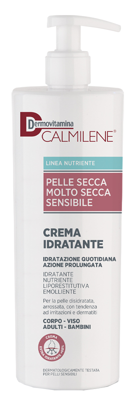 DERMOVITAMINA CALMILENE CREMA IDRATANTE PER PELLE SECCA, MOLTO SECCA O SENSIBILE 500 ML - famajoy.it