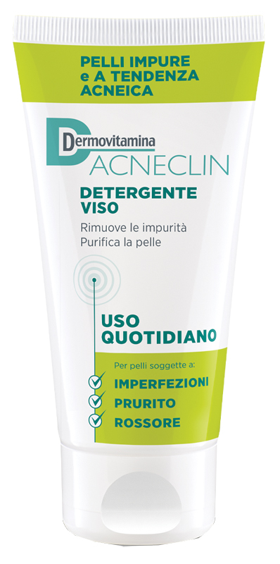 DERMOVITAMINA ACNECLIN DETERGENTE VISO USO QUOTIDIANO 200 ML - famajoy.it