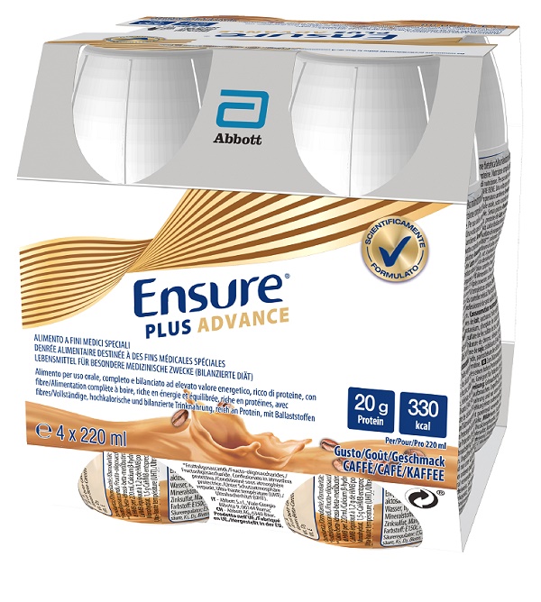 ENSURE PLUS ADVANCE CAFFE' 4 BOTTIGLIE DA 220 ML - famajoy.it