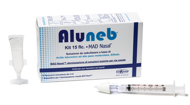 ALUNEB KIT SOLUZIONE ISOTONICA 15 FLACONCINI DA 4 ML + MAD NASAL ATOMIZZATORE - famajoy.it