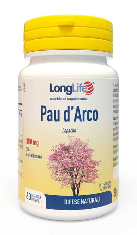 LONGLIFE PAU D'ARCO 60 CAPSULE VEGETALI - famajoy.it