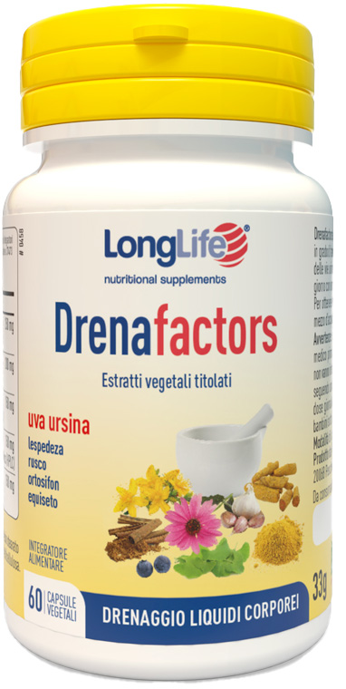 LONGLIFE DRENAFACTORS 60 CAPSULE - famajoy.it