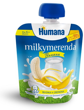 HUMANA MILKYMERENDA BANANA 80 G - famajoy.it