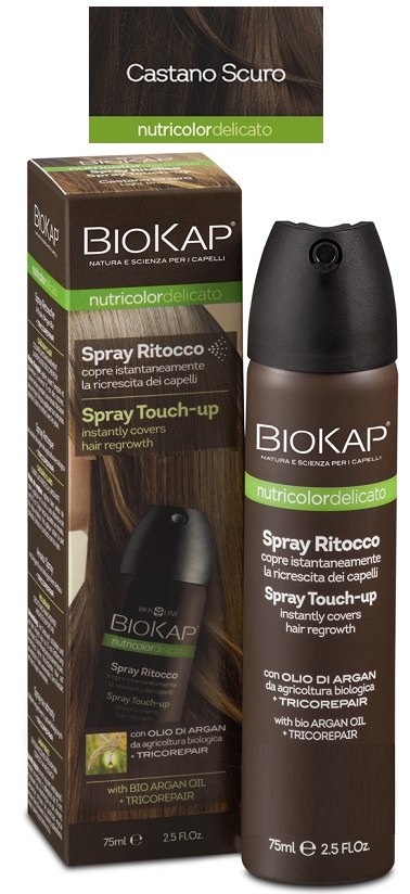 BIOS LINE BIOKAP NUTRIDEL SPRAY RITOCCO CASTANO SCURO 75 ML - famajoy.it