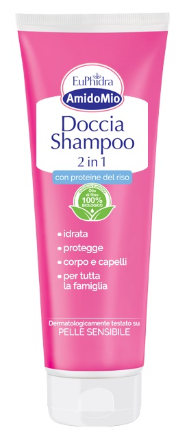 EUPHIDRA AMIDOMIO DOCCIA SHAMPOO 2 IN 1 250 ML - famajoy.it