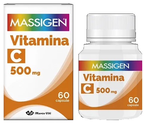 MASSIGEN C VITI 500MG DI VITAMINA C 60 CAPSULE - famajoy.it