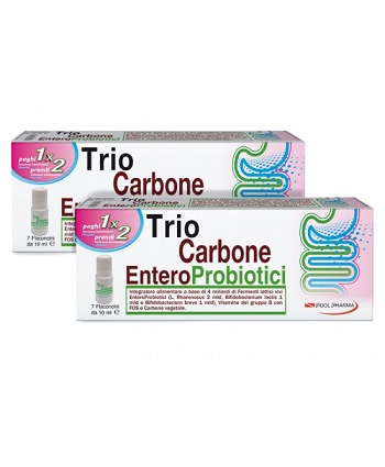 TRIOCARBONE ENTEROPROBIOTICI 7 FLACONCINI X 10 ML - famajoy.it