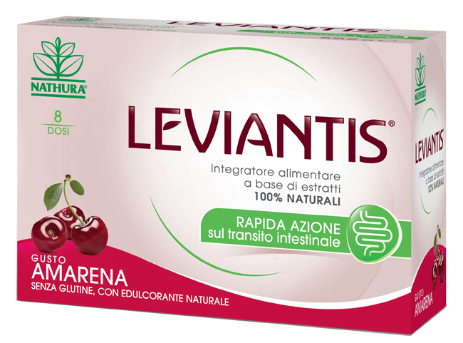 LEVIANTIS SENZA GLUTINE GUSTO AMARENA 8 DOSI / 16 BUSTE - famajoy.it