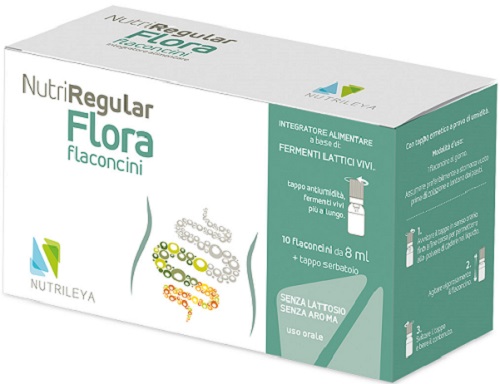 NUTRIREGULAR FLORA 10 FLACONCINI 8 ML - famajoy.it