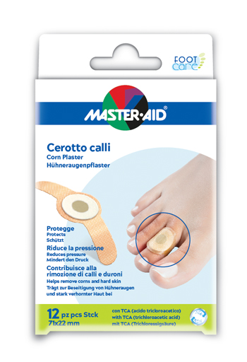 CEROTTO CALLIFUGO MASTER-AID FOOTCARE 71X22 MM 12 PEZZI B2 - famajoy.it