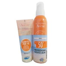 AVENE SOLARE KIT SPRAY SPF 50+ 200 ML + TRIXERA NUTRITION DETERGENTE 100 ML - famajoy.it