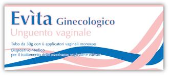 EVITA GINECOLOG UNGUENTO VAGINALE TUBO DA 30 G + 6 APPLICATORI VAGINALI MONOUSO - famajoy.it