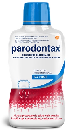PARODONTAX COLLUTORIO QUOTIDIANO ICY MINT CON FLUORO 500 ML - famajoy.it