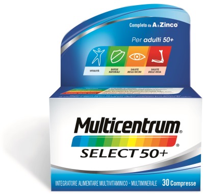 MULTICENTRUM SELECT 50+ 30 COMPRESSE - famajoy.it