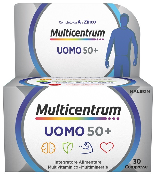MULTICENTRUM UOMO 50+ 30 COMPRESSE - famajoy.it