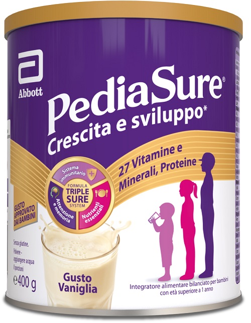 PEDIASURE CRESCITA&SVILUPPO VANIGLIA 400 G - famajoy.it