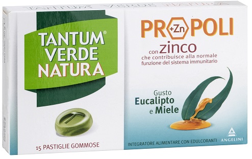 TANTUM VERDE NATURA PASTIGLIE GOMMOSE EUCALIPTO & MIELE 30 G - famajoy.it