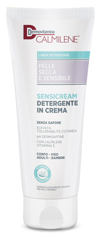 DERMOVITAMINA CALMILENE SENSICREAM DETERGENTE IN CREMA SENZA SAPONE PER PELLE SECCA E SENSIBILE 250 ML - famajoy.it