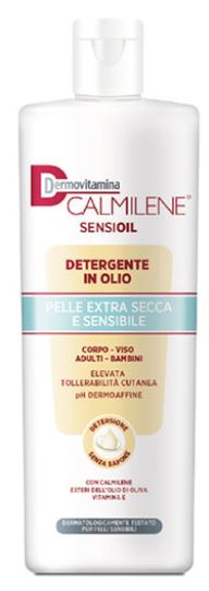DERMOVITAMINA CALMILENE SENSIOIL DETERGENTE IN OLIO SENZA SAPONE PER PELLE EXTRA SECCA E SENSIBILE 500 ML - famajoy.it