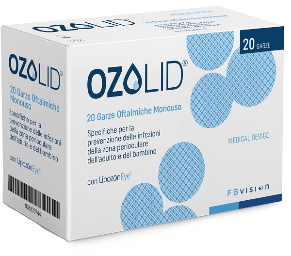 GARZA OZOLID OFTALMICA TNT CON OLIO OZONIZZATO IN FOSFOLIPIDI LIPOZONEYE 20 PEZZI - famajoy.it