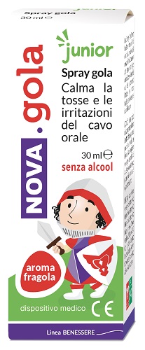NOVA GOLA SPRAY JUNIOR FRAGOLA 30 ML - famajoy.it