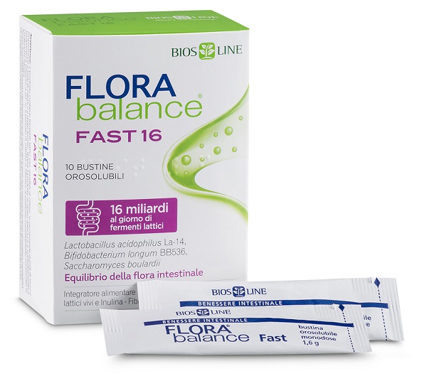 BIOSLINE FLORABALANCE FAST 10 BUSTINE OROSOLUBILI - famajoy.it