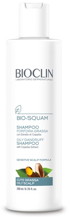 BIOCLIN BIO SQUAM SHAMPOO FORFORA GRASSA 200 ML - famajoy.it
