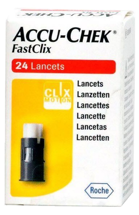 LANCETTE PUNGIDITO ACCU-CHEK FASTCLIX 24 PEZZI - famajoy.it
