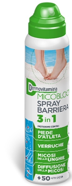 DERMOVITAMINA MICOBLOCK SPRAY BARRIERA 3 IN 1 PIEDE D'ATLETA 100 ML - famajoy.it