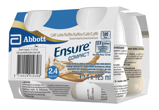 ENSURE COMPACT CAFFE 4 BOTTIGLIE DA 125 ML - famajoy.it