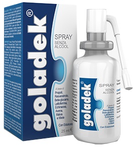 GOLADEK SPRAY NO ALCOOL 25 ML - famajoy.it