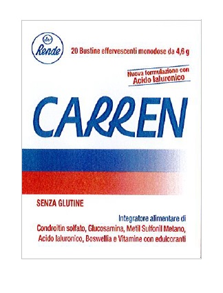 CARREN 20 BUSTINE EFFERVESCENTI MONODOSE DA 4,6 G L'UNA - famajoy.it