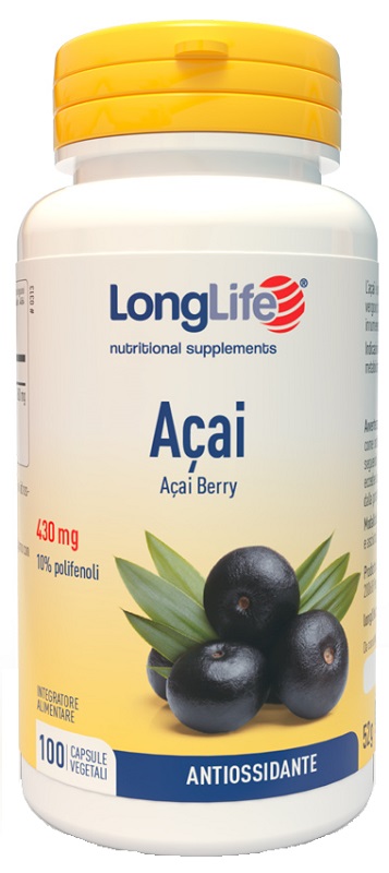 LONGLIFE ACAI 100 CAPSULE - famajoy.it