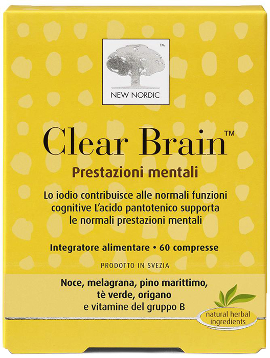 CLEAR BRAIN 60 COMPRESSE - famajoy.it