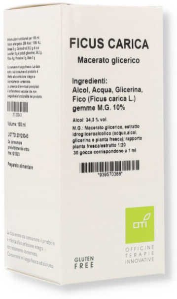 FICUS CARICA MACERATO GLICERICO 10% GOCCE 100ML - famajoy.it