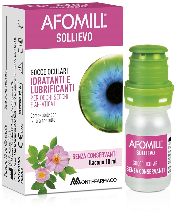 AFOMILL SOLLIEVO GOCCE OCULARI SOLLIEVO OCCHI 10 ML - famajoy.it