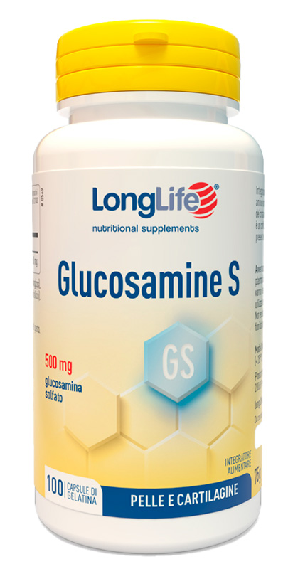 LONGLIFE GLUCOSAMINE S 100 CAPSULE DI GELATINA - famajoy.it