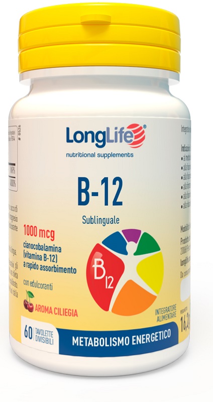 LONGLIFE B12 1000 MCG 60 TAVOLETTE - famajoy.it