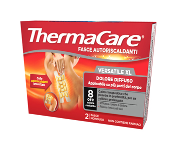 THERMACARE XL 2 PEZZI FASCIA AUTORISCALDANTE VERSATILE - famajoy.it