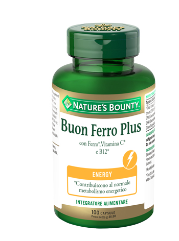 BUON FERRO PLUS 100 CAPSULE - famajoy.it