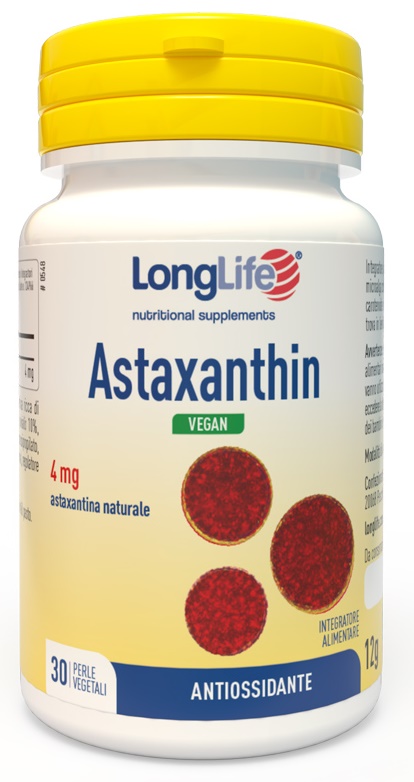 LONGLIFE ASTAXANTHIN 30 PERLE VEGETALI - famajoy.it