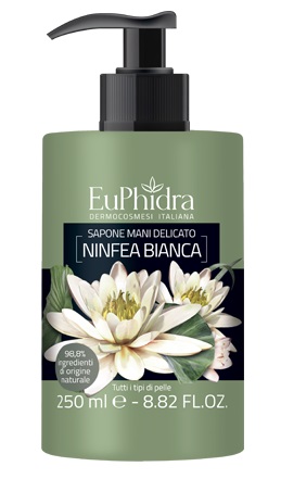 EUPHIDRA SAPONE LIQUIDO MANI NINFEA IN FLACONE CON ETICHETTA DISPENSER - famajoy.it